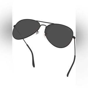 NWB livho Classic Polarized Aviator Sunglasses UV Mirrored Lens Metal RetroShade